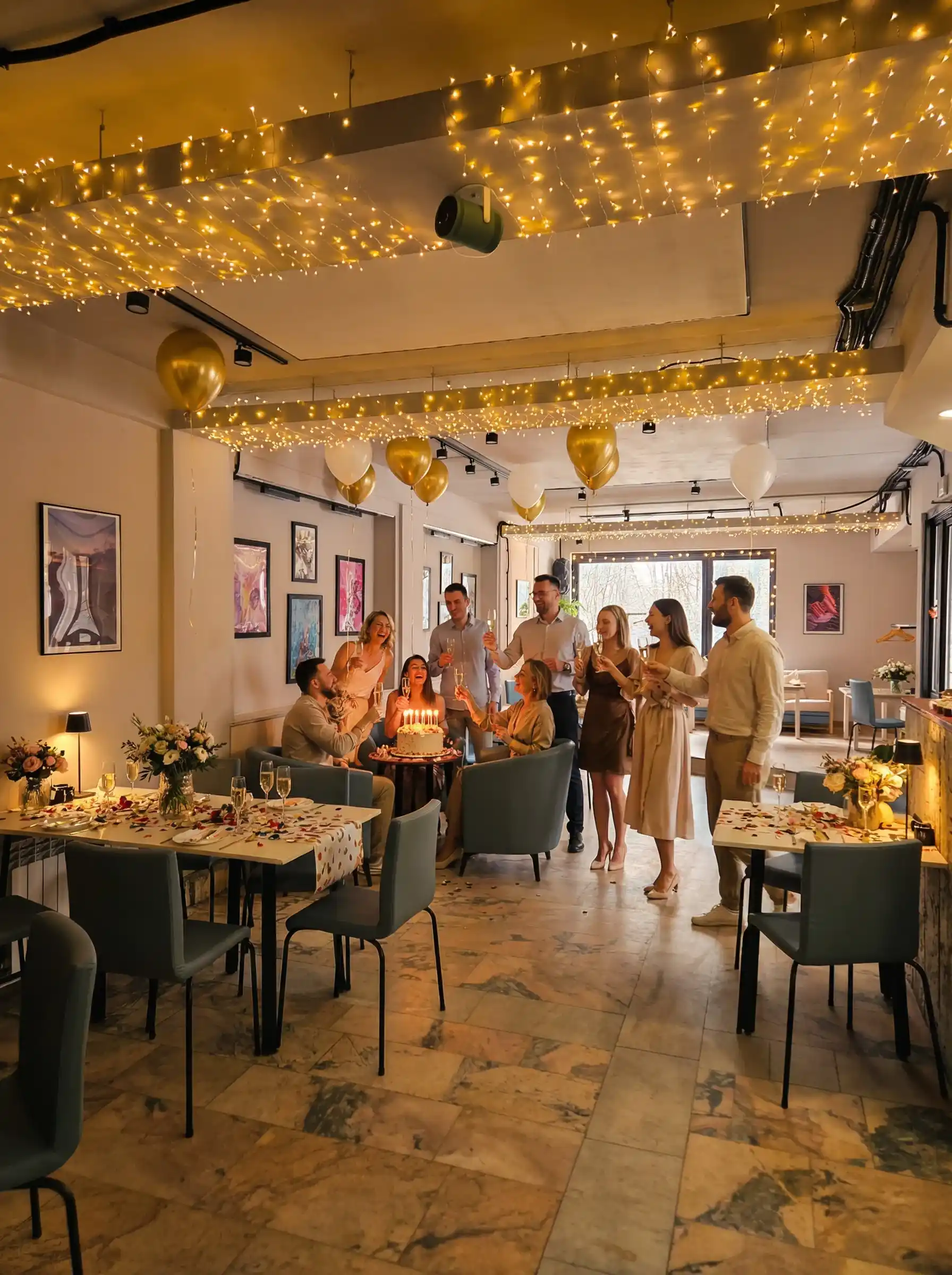 Юбилей и день рождения в Cafe Latte — забронируйте зал в Минске